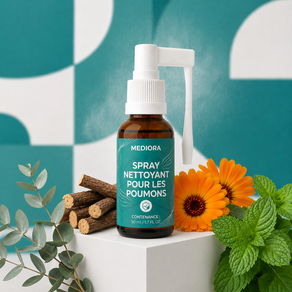 Spray nettoyant pour les poumons